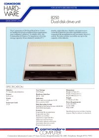 Brochures: Commodore 8250 lp (low profile)