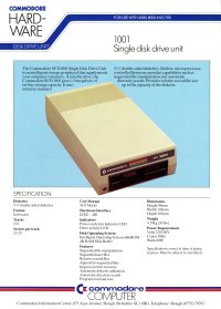 Brochures: Commodore SFD 1001