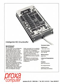 Brochures: Proxa IEC Druckbuffer