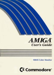 AMIGA User's Guide 1084S Color Monitor
