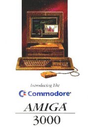Introducing The Commodore Amiga 3000