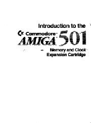 Introduction to the Amiga 501