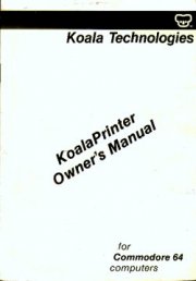 KoalaPrinter Owner's Manual