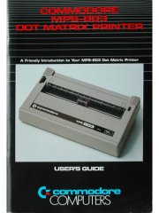 Commodore MPS-803 Dot Matrix Printer User Guide