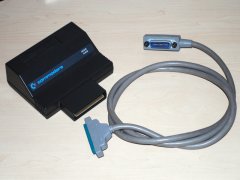 The C64- IEEE 488 interface with the cable.