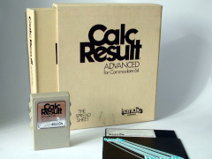 The Handic - Calc Result Advanced cartridge with the manual and packaging.