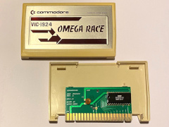 The Commodore VIC-1924 - Omega Race cartridge.