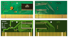 The PCB of the Commodore VIC-1924 - Omega Race cartridge.