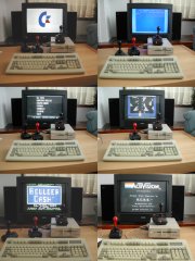Loading a game on the C64 DTV-1.