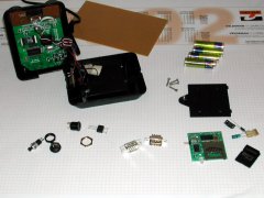 Parts to hack the C64-DTV.