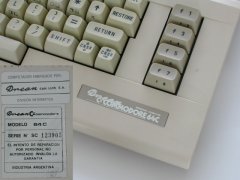 The different logo on the Drean C64c.