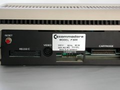 Seriennummer des Commodores P500.