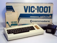 Commodore VIC 1001 with original packaging.