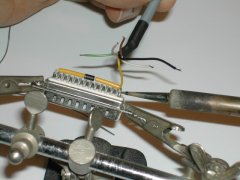 XE1541 soldering the diodes.