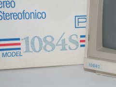 Der Commodore 1084S Monitor mit Originalverpackung.