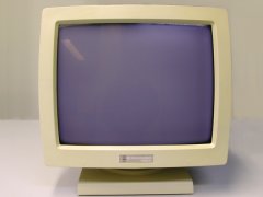 De voorzijde van de Commodore 1403 monitor.