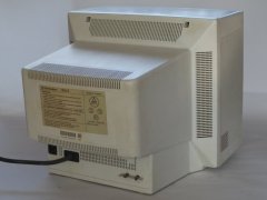 The rear side of the Commodore 1930 II monitor.