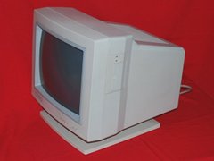 Rechterkant van de Commodore 1950 monitor.