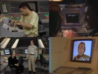 Commodore C64 and a Amiga keyboard in the comedy: Red Dwarf (S01E05)