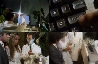 A Commodore C64 computer and a 1541 disk drive in the music video Savage - Only You.
