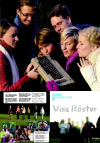 A Commodore C64 on the inlay of the READY CD from Visa Röster.